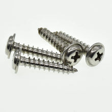 Load image into Gallery viewer, Screws 20pcs/Lot 304 stainless steel self-tapping screws M1.4 M1.7 M2 M3 M4 Cross round head PWA pan head with pad screw