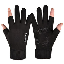 Load image into Gallery viewer, Winter Suede Gloves Men's Warm with Velvet Touch Screen Thickened Deerskin Gloves