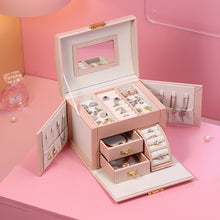Load image into Gallery viewer, Jewelry Storage Box Rings Ear Studs Earrings Necklace Holders Case
