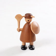 Load image into Gallery viewer, Wooden Soldier Decoration Three Vikings Combination Decoration Home Decoration Study Domestic Ornaments
