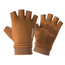 Load image into Gallery viewer, Winter Suede Gloves Men's Warm with Velvet Touch Screen Thickened Deerskin Gloves