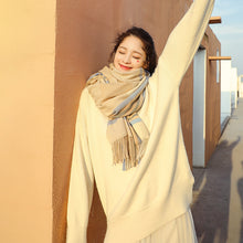 Load image into Gallery viewer, 2023 Artificial Cashmere Scarf New Winter Shawl Scarf Women Thick Warm
