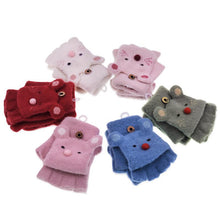 Load image into Gallery viewer, Keep Warm and Cold Protection in Winter Thickened Gloves Manufacturer Knitted Children's Gloves