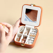 Load image into Gallery viewer, Jewelry Storage Box Earrings PU Leather Ring Portable Holders Case