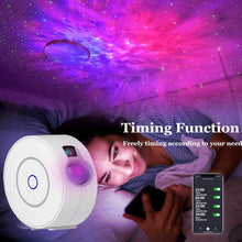 Load image into Gallery viewer, Laser Starry Small Night Lamp Led Starry Sky Projection Lamp App Graffiti Intelligent Control Laser Projector Light