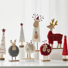 Load image into Gallery viewer, Christmas Gift Decoration Wooden Wool Felt Cute Santa Claus Christmas Tree Desktop Decoration Kids Gift