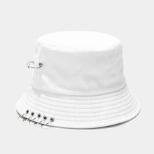 Load image into Gallery viewer, Five-Ring Pin Bucket Hat Suitable for Men and Women Foldable Basin Hat Summer Outdoor Sun Protection Sun Hat Couple Hat