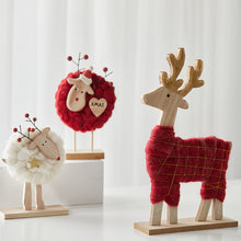 Load image into Gallery viewer, Christmas Gift Decoration Wooden Wool Felt Cute Santa Claus Christmas Tree Desktop Decoration Kids Gift