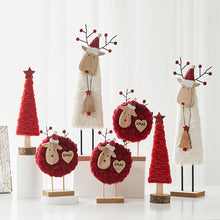 Load image into Gallery viewer, Christmas Gift Decoration Wooden Wool Felt Cute Santa Claus Christmas Tree Desktop Decoration Kids Gift
