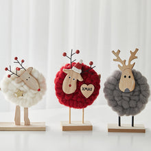 Load image into Gallery viewer, Christmas Gift Decoration Wooden Wool Felt Cute Santa Claus Christmas Tree Desktop Decoration Kids Gift