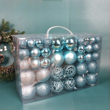 Load image into Gallery viewer, 3-6cm Set of 100 PVC Boxed Bright Matting Agent Balls Hollow out Christmas Tree Decorations Colorful Ball