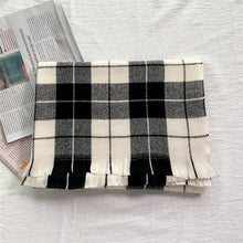 Load image into Gallery viewer, Houndstooth Scarf for Women Winter 2023 New Plaid Artificial Cashmere Scarf Thick Shawl Scarf for Women