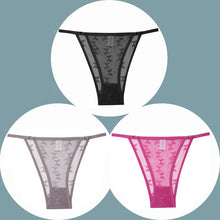 Load image into Gallery viewer, 3PCS/Set Sexy Low-waist Briefs Female Underpants Panty Breathable Women Lingerie Intimates S-XL Transparent Lace Women Panties