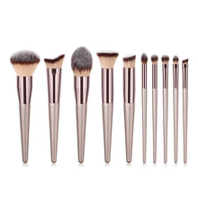 Load image into Gallery viewer, 22 PCs Makeup Brushes Champagne Gold Premium Synthetic Concealers Foundation Powder Eye Shadows Makeup Brushes
