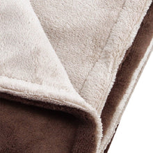 Load image into Gallery viewer, 220-240V 120W 160x120cm Soft Microplush Warmer Throw Electric Heating Thermal Blanket 220V Washable Overblanket With Europe Plug