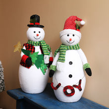 Load image into Gallery viewer, Christmas Decorations New Classic Cute Snowman Doll Ornaments Christmas Decoration Supplies Shopping Mall