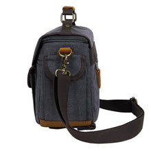 Load image into Gallery viewer, Outdoor Camera Bag Digital SLR Professional Waterproof Oil Wax Canvas Shoulder Bag