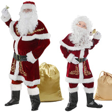Load image into Gallery viewer, Adult Christmas Outfit Children's Male Christmas Outfit Christmas Cosplay Costume Santa Claus Show Performance Clothes