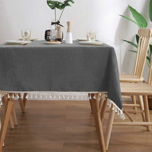 Load image into Gallery viewer, Tablecloth Linen-like Waterproof Rectangular for Household Dining Table
