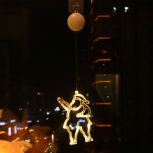 Load image into Gallery viewer, Led Sucker Lamp Christmas Tree Bell Snowflake Elk New Year Decorative String Lights Showcase