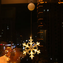 Load image into Gallery viewer, Led Sucker Lamp Christmas Tree Bell Snowflake Elk New Year Decorative String Lights Showcase