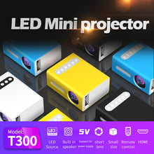 Load image into Gallery viewer, T300 Vs Yg300 Home Mini Mini Projector Led Entertainment Portable 1080 HD