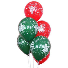 Load image into Gallery viewer, Christmas Balloons 10-Inch 12-Inch Thickened Rubber Balloons Party Decoration Balloon round Printing