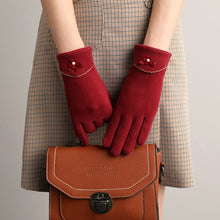 Load image into Gallery viewer, Symbol New Women's Thickened Rabbit-like Plush Cute Warm Touch Screen Gloves
