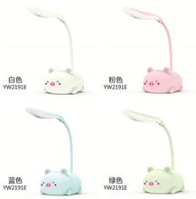 Load image into Gallery viewer, 1pcs USB Reading Eye Protection Desk Lamp Led Folding Rechargeable Learning Lamp Cartoon Animal Children Small Night Lamp