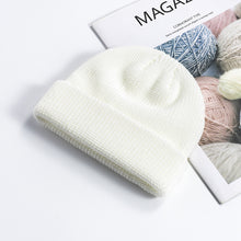 Load image into Gallery viewer, New Knitted Hat Women's Korean-Style Autumn and Winter Skullcap Men's Warm Short Beanie Hat Wool Hat