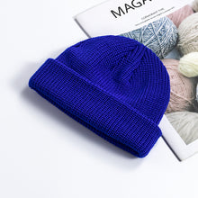 Load image into Gallery viewer, New Knitted Hat Women's Korean-Style Autumn and Winter Skullcap Men's Warm Short Beanie Hat Wool Hat