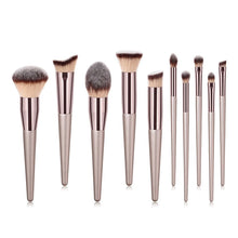 Load image into Gallery viewer, 22pcs Champagne Makeup Brushes Kit Concealer Powder Blush Eyeshadow Lip Kabuki Blending Brush cosmetic Beauty Brush Tool