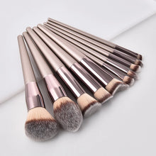 Load image into Gallery viewer, 22pcs Champagne Makeup Brushes Kit Concealer Powder Blush Eyeshadow Lip Kabuki Blending Brush cosmetic Beauty Brush Tool