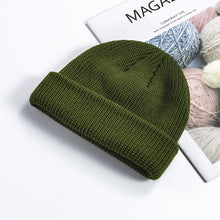 Load image into Gallery viewer, New Knitted Hat Women's Korean-Style Autumn and Winter Skullcap Men's Warm Short Beanie Hat Wool Hat