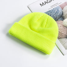 Load image into Gallery viewer, New Knitted Hat Women's Korean-Style Autumn and Winter Skullcap Men's Warm Short Beanie Hat Wool Hat