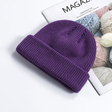 Load image into Gallery viewer, New Knitted Hat Women's Korean-Style Autumn and Winter Skullcap Men's Warm Short Beanie Hat Wool Hat