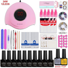 Load image into Gallery viewer, Gel Polish Set Nail kit Nail Beauty Tool Set Beginner Shop Home UV Polish UV Lamp Grinding Machine Set Full Set DIY