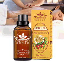 Load image into Gallery viewer, Plant Synthesis Oil Ginger Whole Body Massage 30ml Body Scraping Oil Open Back Massage Oil Mature Ginger