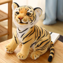 Load image into Gallery viewer, 23cm Simulation Baby Tiger Plush Toy Stuffed Soft Wild Animal Forest Tiger Pillow Dolls For Kids Birthday Gift