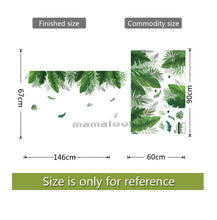 Load image into Gallery viewer, 24 styles Green Leaves Wall Stickers For Bedroom Living-room Dining Room Kitchen Kids Room DIY Vinyl Wall Decals Door Murals