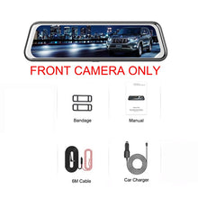 Load image into Gallery viewer, 24H Dash Cam 10inch Car DVR Rear Camera Full HD 1080P Drive Video Recorder Registrator Auto Rearview Dual Dashcam Black Box