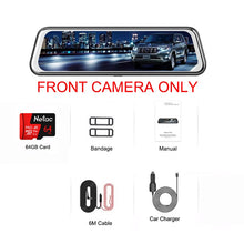 Load image into Gallery viewer, 24H Dash Cam 10inch Car DVR Rear Camera Full HD 1080P Drive Video Recorder Registrator Auto Rearview Dual Dashcam Black Box