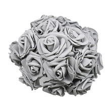 Load image into Gallery viewer, 24Pcs/lot Artificial Rose Bouquet Decorative Foam Rose Flowers Bride Bouquets for Wedding Home Party Decoration Wedding Supplies