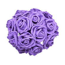 Load image into Gallery viewer, 24Pcs/lot Artificial Rose Bouquet Decorative Foam Rose Flowers Bride Bouquets for Wedding Home Party Decoration Wedding Supplies