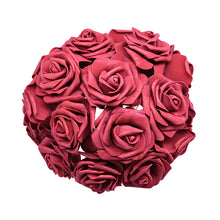 Load image into Gallery viewer, 24Pcs/lot Artificial Rose Bouquet Decorative Foam Rose Flowers Bride Bouquets for Wedding Home Party Decoration Wedding Supplies