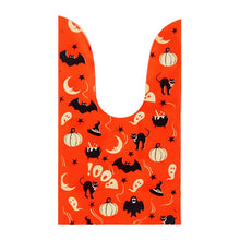 Load image into Gallery viewer, 25/50Pcs Halloween Candy Snack Cookie Bags Trick Or Treat Gift Handbag Halloween Decoration Favor Kids Gifts Package Supplies