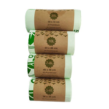 Load image into Gallery viewer, 25/50 kitchen compostable bags degradable garbage bags environmental protection biodegradable garbage bags
