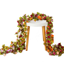 Load image into Gallery viewer, 250CM Rose Artificial Flowers Christmas Garland for Wedding Home Room Decoration Spring Autumn Garden Arch DIY Fake Plant Vine
