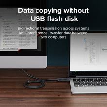 Load image into Gallery viewer, 2M USB2.0 Data Transfer Cable Mutual Bidirectional Transmission Copy Wire PC to PC USB 2.0 Cable
