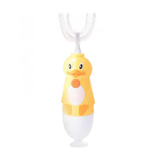 Load image into Gallery viewer, Kids U-Shaped Electric Toothbrush, Automatic Toothbrush, 360 Toothbrush Teeth Brush Ultrasonic Automatic Toothbrush U-Type Cartoon Modeling Toothbrush